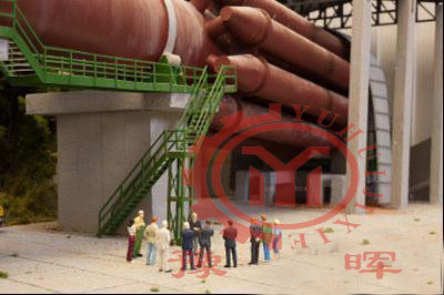 水泥回轉窯模型