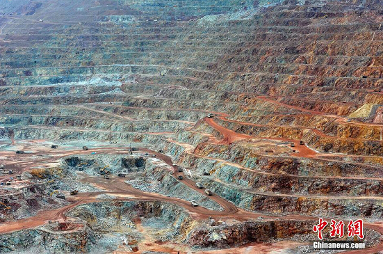 紫金山金銅礦山