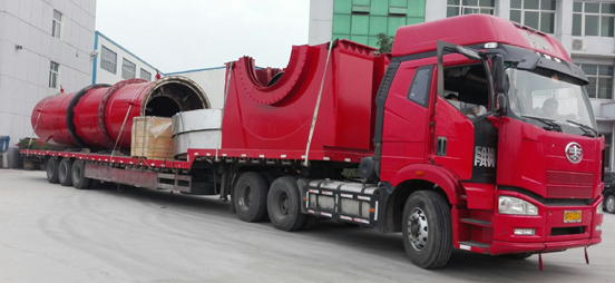 雙筒烘幹機發貨